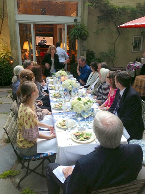Reception and dinner at the incredible Buckhead home of Michael and Anita Thomas