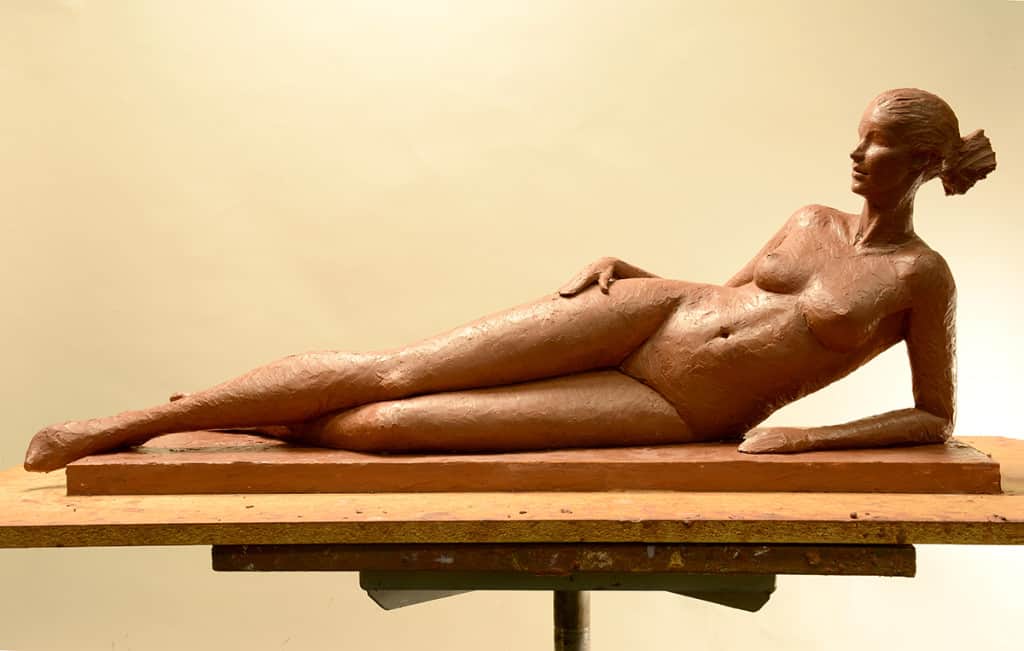 Reclining Nude II Corbin Bronze